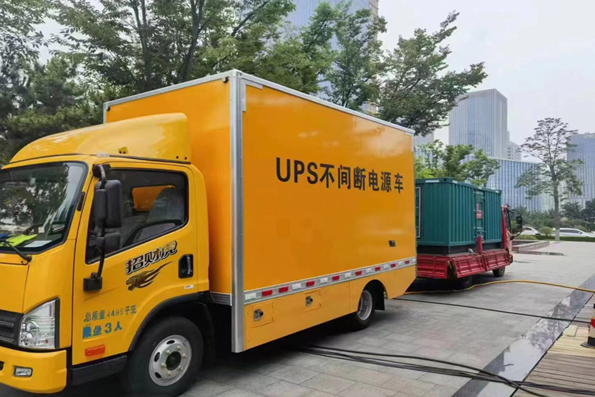 锡林郭勒发电机租赁施工现场